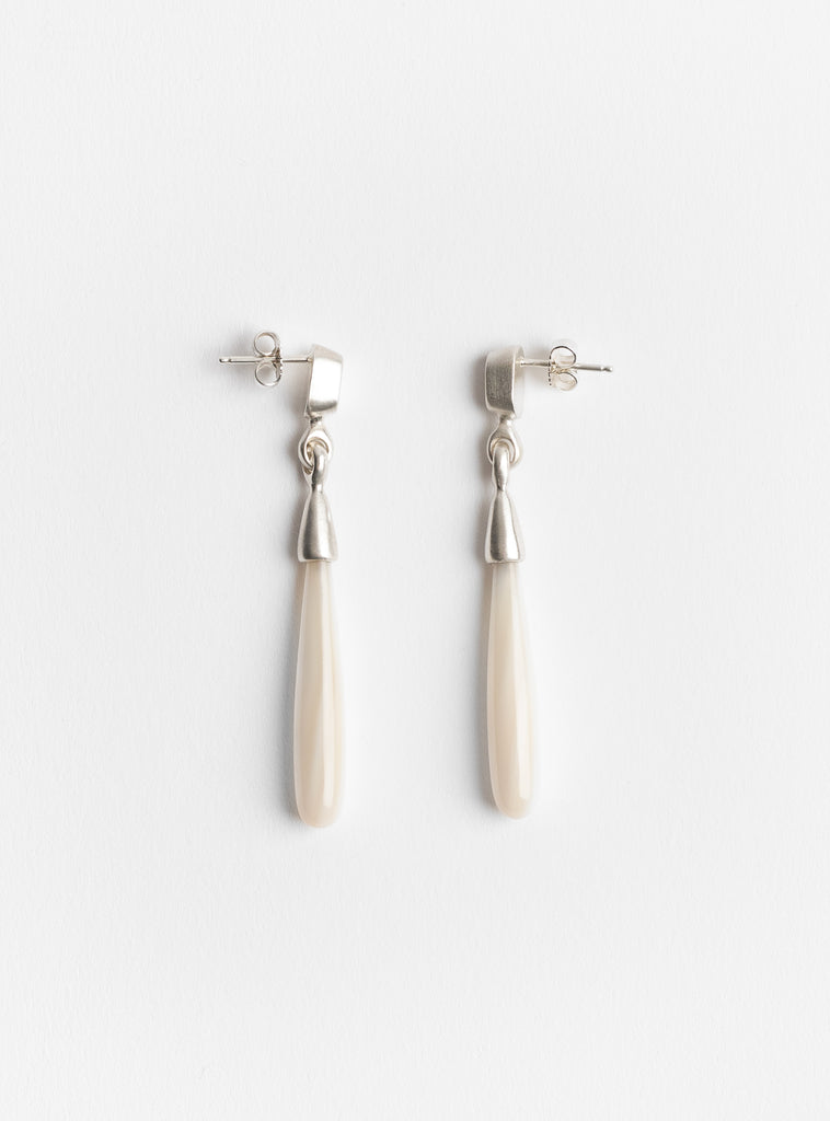The Mother of Pearl Drop Earrings from Dunton Ellerkamp at Couverture & The Garbstore
front 