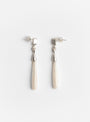 The Mother of Pearl Drop Earrings from Dunton Ellerkamp at Couverture & The Garbstore
front 