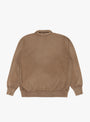 The Vintage Half Zip Sweatshirt Brown from A.PRESSE at Couverture & The Garbstore
back