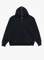 Vintage Half Zip Sailor Hood Sweatshirt Black from A.PRESSE at Couverture & The Garbstore
front