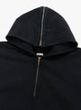 Vintage Half Zip Sailor Hood Sweatshirt Black from A.PRESSE at Couverture & The Garbstore
hood