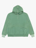 Vintage Half Zip Sailor Hood Sweatshirt Green from A.PRESSE at Couverture & The Garbstore 
front 