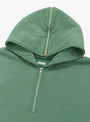 Vintage Half Zip Sailor Hood Sweatshirt Green from A.PRESSE at Couverture & The Garbstore 
detail