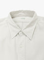 The Double Weave Twill Regular Collar Shirt from A.PRESSE comes in Ecru from Couverture & The Garbstore
collar