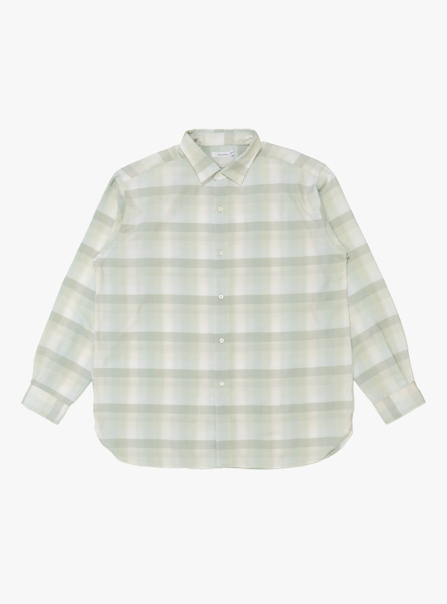 Regular Collar Wind Shirt Light Khaki by nanamica | Couverture
