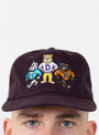 Not Our Team Cap Plum from TDR at Couverture & The Garbstore
model 