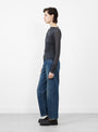 The Gaia T-Shirt from Soeur comes in Slate Blue at Couverture & The Garbstore model side