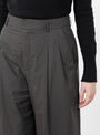 The Watson Trouser from Soeur comes in Anthracite Grey at Couverture & The Garbstore
model back