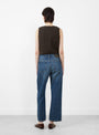 The Harrison Jean from Soeur comes in Blue at Couverture & The Garbstore
model 