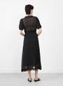 Melody Puff Sleeve Dress Black Polka Dot from Sea at Couverture & The Garbstore
model back