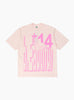 Flip T-Shirt Light Pink from b.Eautiful at Couverture & The Garbstore
front 