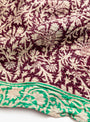 Red and Burgundy Kantha