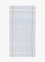 Chambray Towel Blue/Yellow Stripe from Auntie Oti at Couverture & The Garbstore
front 