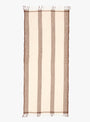 Brown Stripe Natural Dye Towel from Auntie Oti at Couverture & The Garbstore
front 