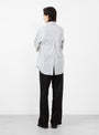 The Stripe Typewriter Shirt from TOGA PULLA comes in White
model back