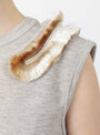 Double Face Jersey Sleeveless Top Beige from TOGA PULLA at Couverture & The Garbstore
model detail 