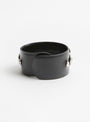 Leather Roll Bangle Black from TOGA PULLA at Couverture & The Garbstore
back