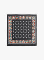 Thunderbird Fastcolour Selvedge Bandana Black from Kapital at Couverture & The Garbstore
front