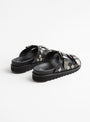 Classic Leather Buckle Sandals Black from TOGA PULLA at Couverture & The Garbstore
back
