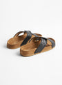 X Band Cork Footbed Sandal Black from Dragon Diffusion at Couverture & The Garbstore
back 