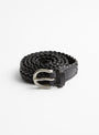 The 2cm 9ply Polo Tip Belt comes in Black from Dragon Diffusion at Couverture & The Garbstore
front 