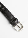 The 2cm 9ply Polo Tip Belt comes in Black from Dragon Diffusion at Couverture & The Garbstore
clasp
