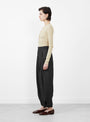 Vernon Silk Trousers Black from Soeur at Couverture & The Garbstore
model side 