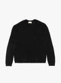 The Companion Jumper from mfpen comes in Black Rib at Couverture & The Garbstore
front 