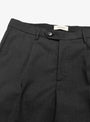 Formal Trousers Dark Grey Tropical Wool from mfpen at Couverture & The Garbstore
detail