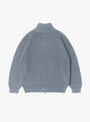 The Signature Drivers Knit from BATONER arrives in Grey Sax at Couverture & The Garbstore back