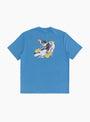 Dragon Doggo T-Shirt Blue from Pawa Speed Sports at Couverture & The Garbstore
ack 