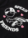 Friends T-Shirt Black from Pawa Speed Sports at Couverture & The Garbstore
detail