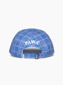 Tartan Print 6 Panel Cap Blue from Pawa Speed Sports at Couverture & The Garbstore
back 