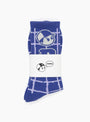 Tartan Classic Socks Blue from Pawa Speed Sports at Couverture & The Garbstore
front 