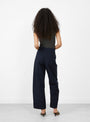 Hawk Trouser Midnight Blue from Soeur at Couverture & The Garbstore
model