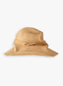 Boxed Hat Paper Abaca Long Brim Bronze Gold x Orange Ochre at Couverture & The Garbstore
front 