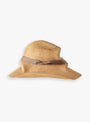 The Boxed Hat Paper Abaca 5.5cm Brim comes in Bronze Gold x Orange Brown from Mature Ha at couverture & The garbstore
front 