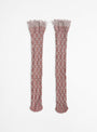 The Pattern Socks from Maria La Rosa come in Bordeaux at Couverture & The Garbstore
front