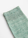 The Linen Socks from Maria La Rosa come in Forest Green at Couverture & The Garbstore
detail