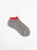 The Ankle Socks Maria La Rosa come in Grey at Couverture & The Garbstore
front 