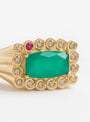 The Robin Ring from Pascale Monvoisin comes in green onyx at Couverture & The Garbstore
detail