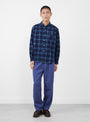 California Pegtop Pants Blue from Post O'Alls at Couverture & The Garbstore
model front 