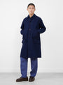 Atelier DEE Vintage Canvas Jacket Deep Washed Indigo from Post O'Alls at Couverture & The Garbstore
model front 