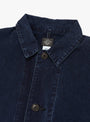Atelier DEE Vintage Canvas Jacket Deep Washed Indigo from Post O'Alls at Couverture & The Garbstore collar 