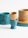Bluebird Egg Cup from Donna Wilson at Couverture & The Garbstore
set 