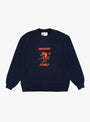 American Waste Sweatshirt Navy from TDR at Couverture & The Garbstore
front 