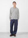 Curtis Shirt Seersucker Stripe from YMC at Couverture & The Garbstore
model front