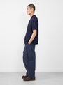 Malick Shirt Polkadot Blue from YMC at Couverture & The garbstore
model side