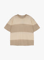 The Triple T-Shirt from YMC comes in Beige and Stone at Couverture & The Garbstore
front
