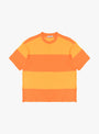 Triple T-Shirt Orange and Yellow from YMC at Couverture & The Garbstore
front 
